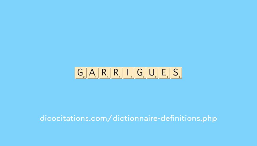 garrigues