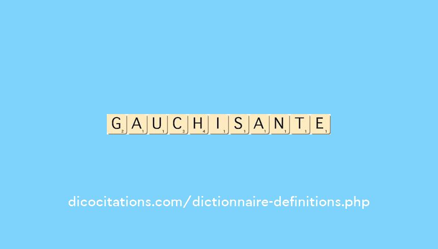 gauchisante gauchisante