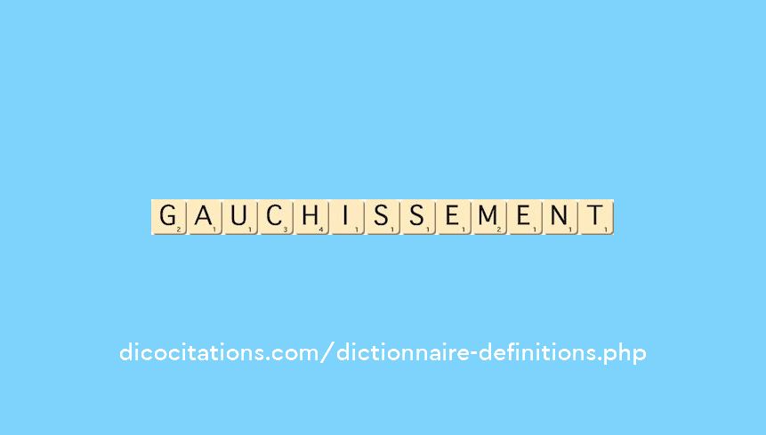 gauchissement