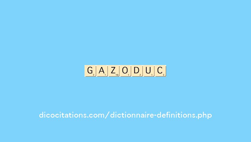 gazoduc gazoduc