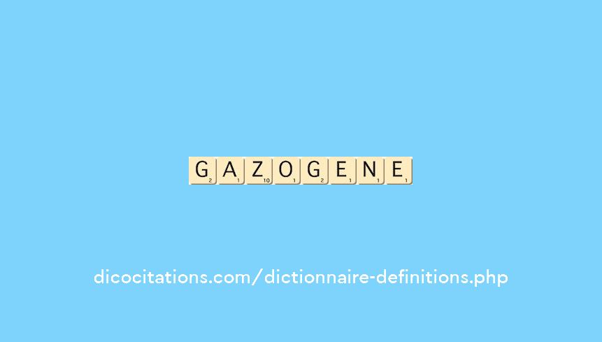 gazogene gazogene