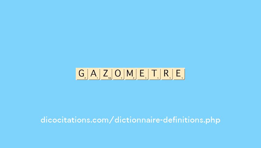 gazometre gazometre