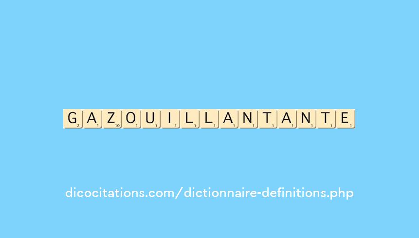gazouillant--ante