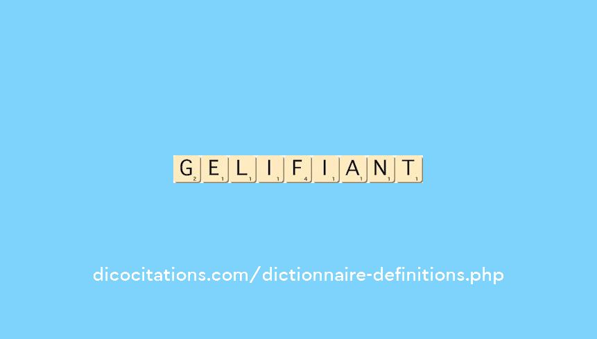 gelifiant