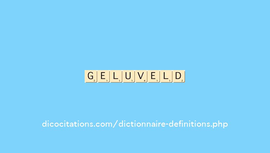 geluveld