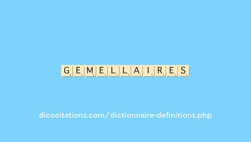 gemellaires gemellaires