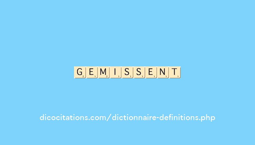 gemissent