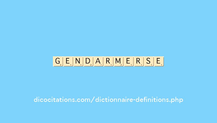 gendarmer--se-
