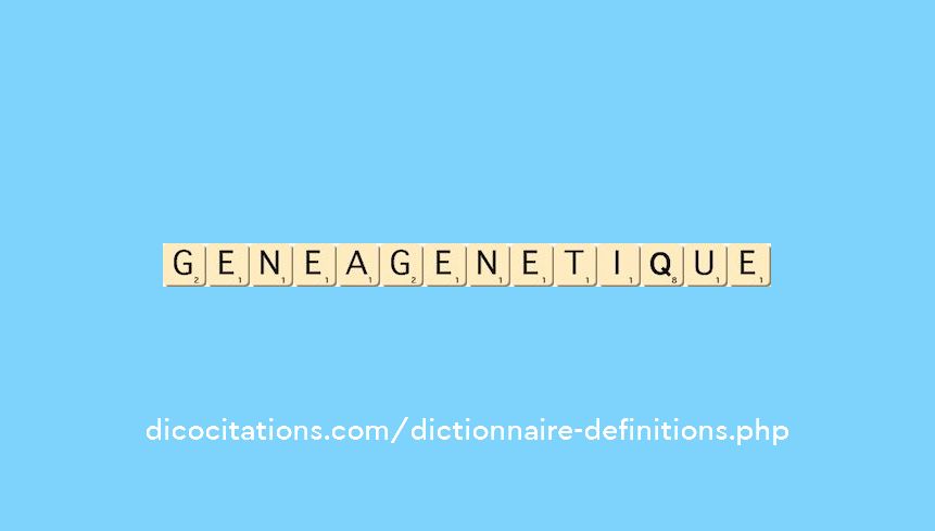geneagenetique