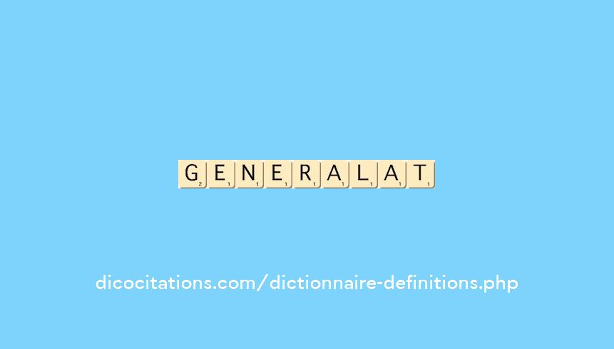 generalat