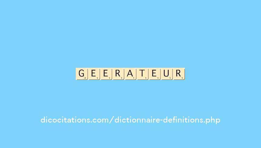 generateur