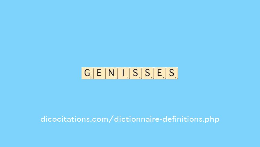 genisses genisses