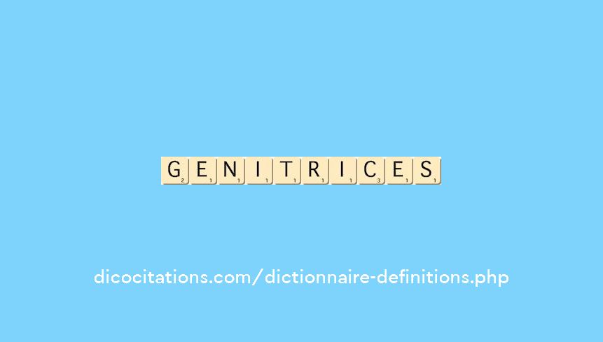 genitrices genitrices