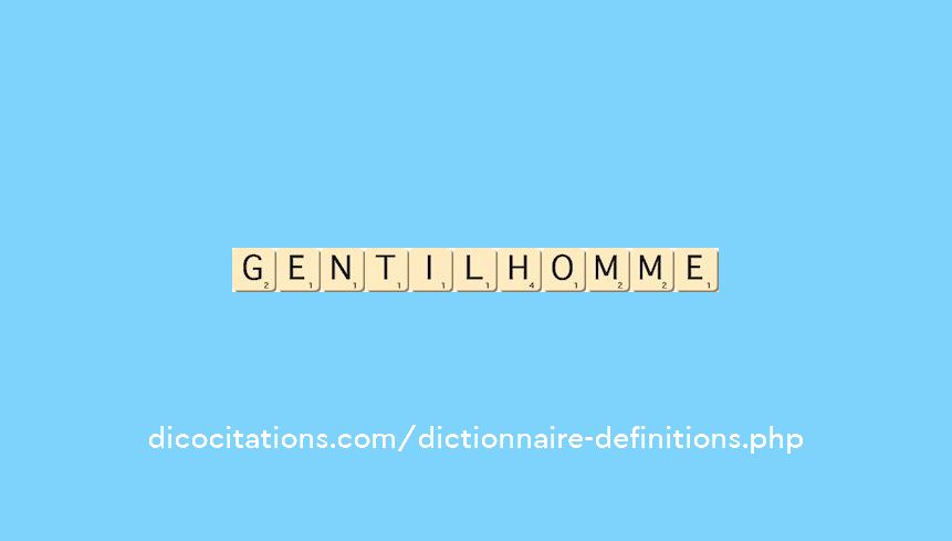gentilhomme