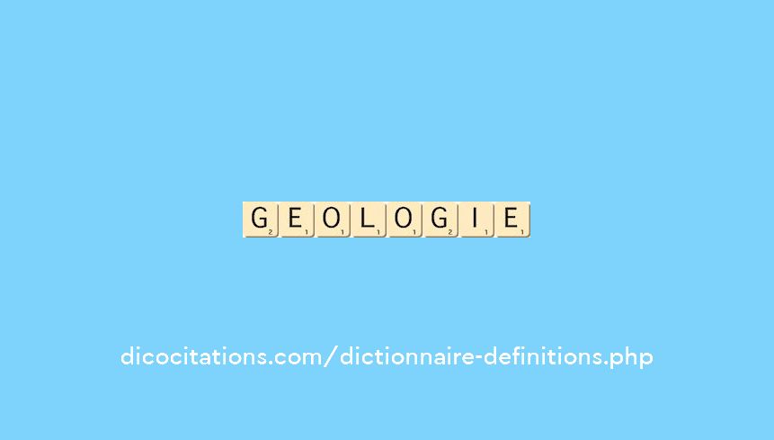 geologie geologie