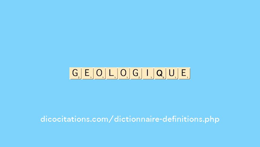 geologique geologique