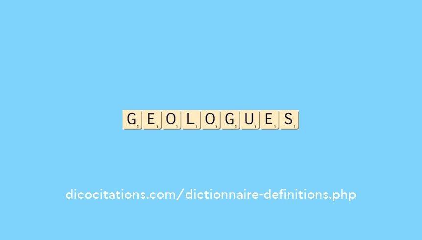 geologues geologues