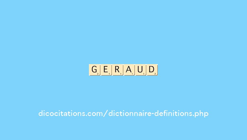 geraud geraud