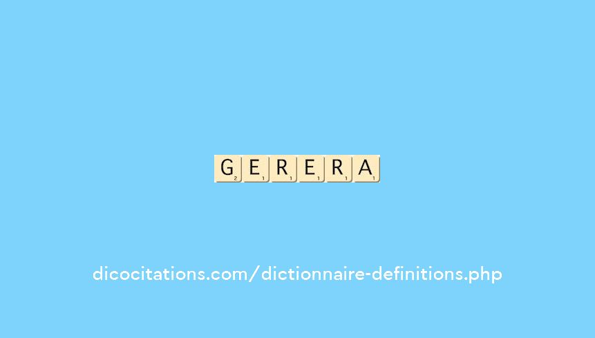 gerera gerera
