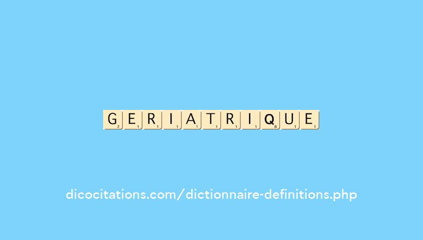 geriatrique geriatrique