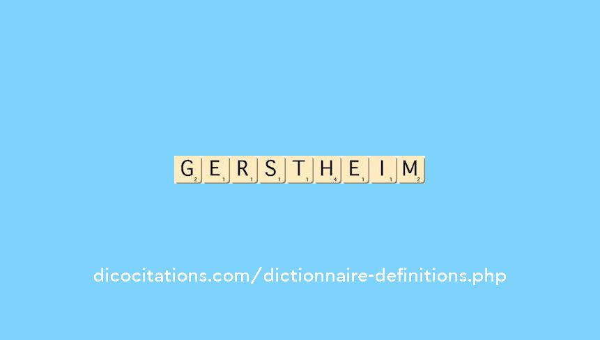 gerstheim