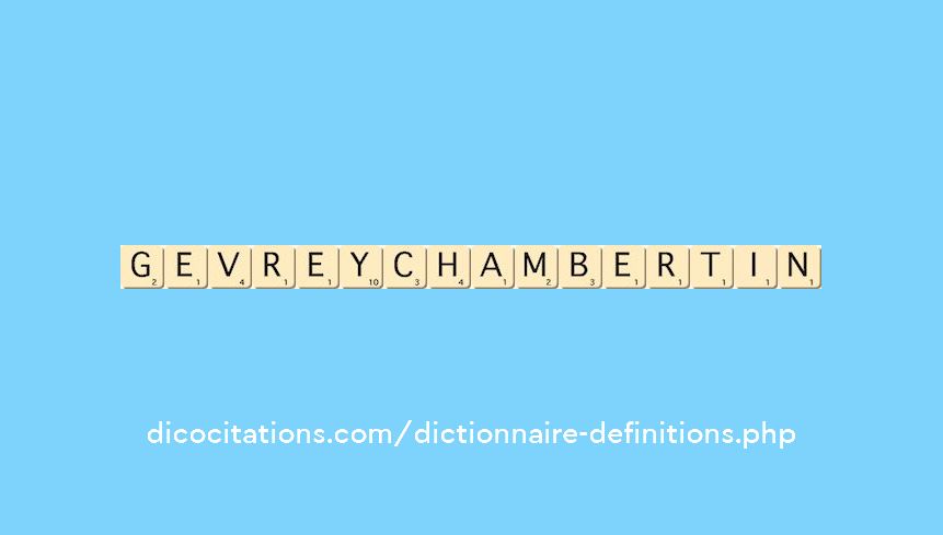 gevrey-chambertin