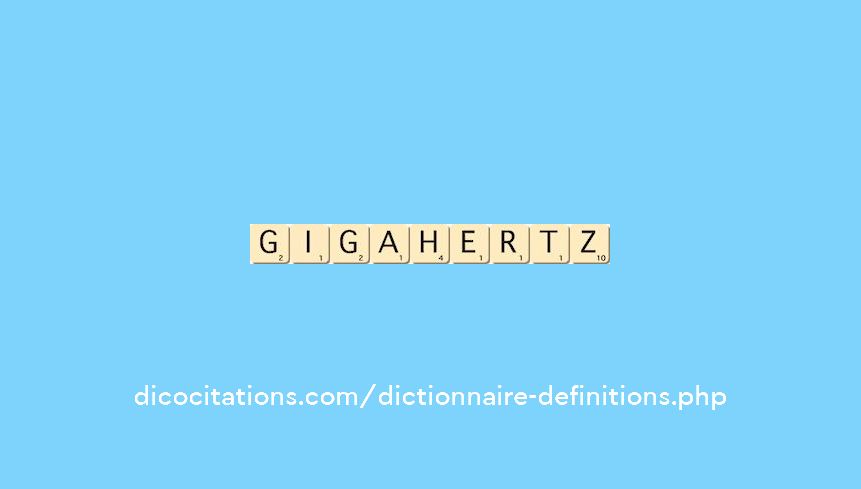 gigahertz gigahertz