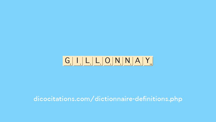gillonnay