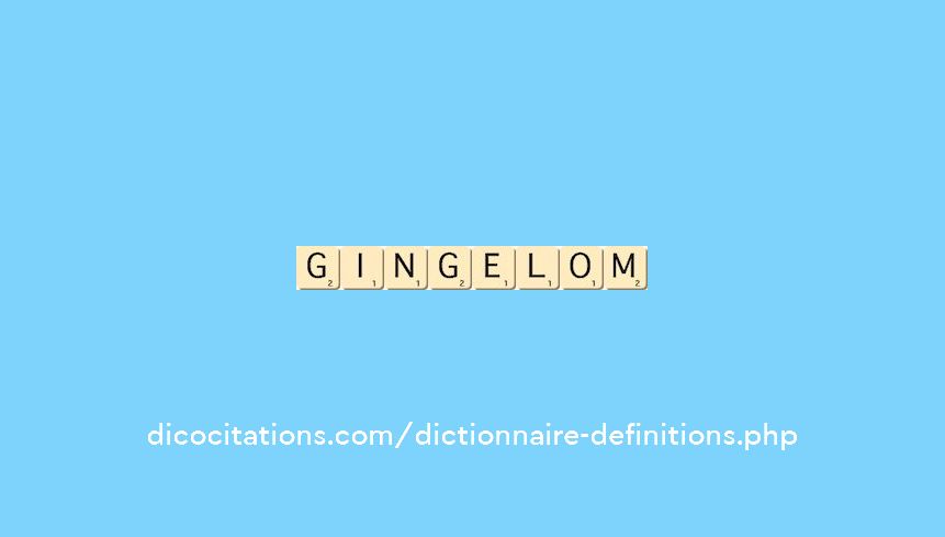 gingelom gingelom