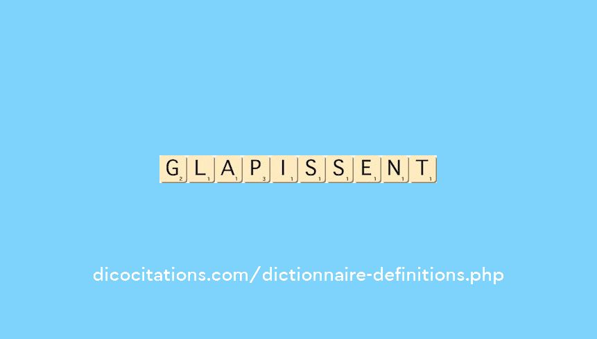 glapissent glapissent