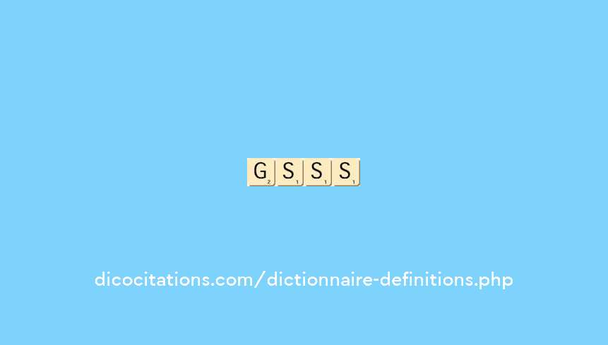 glissons glissons
