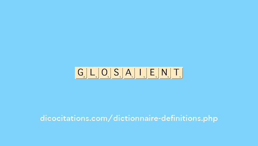 glosaient glosaient