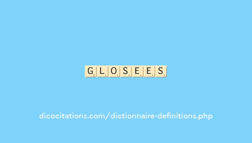 glosees glosees