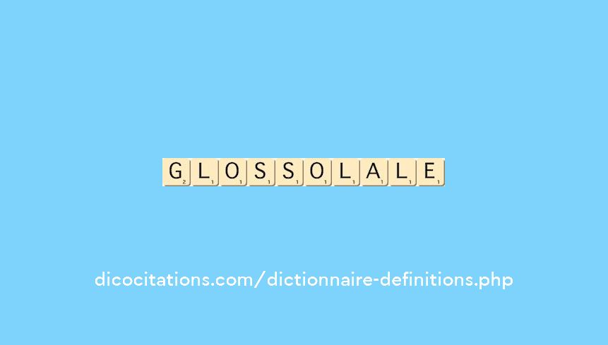glossolale