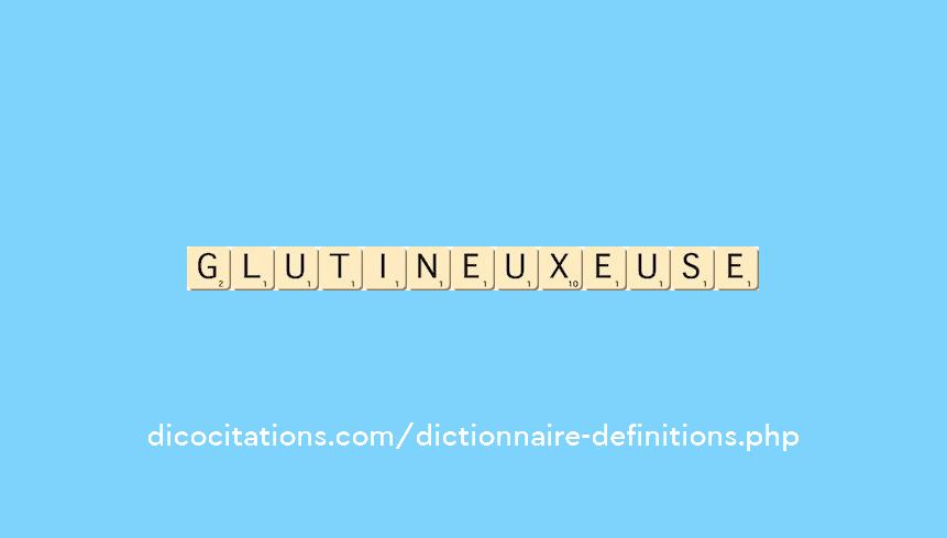 glutineux--euse