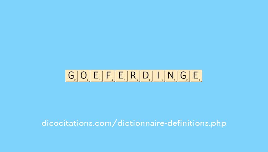 goeferdinge goeferdinge