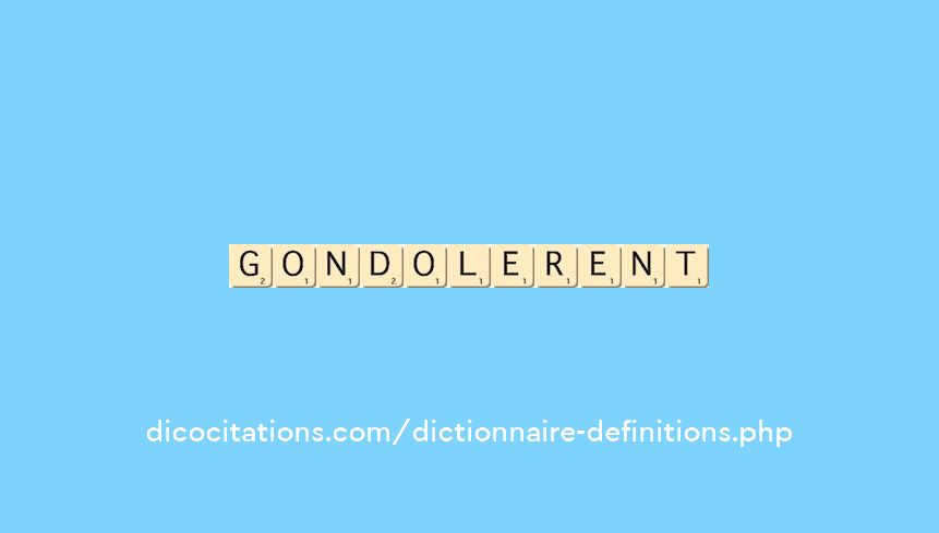 gondolerent
