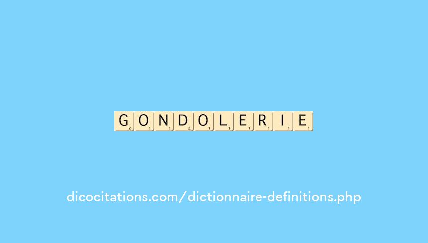 gondolerie