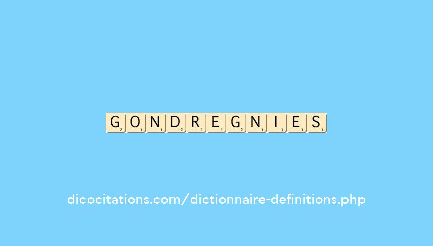 gondregnies gondregnies