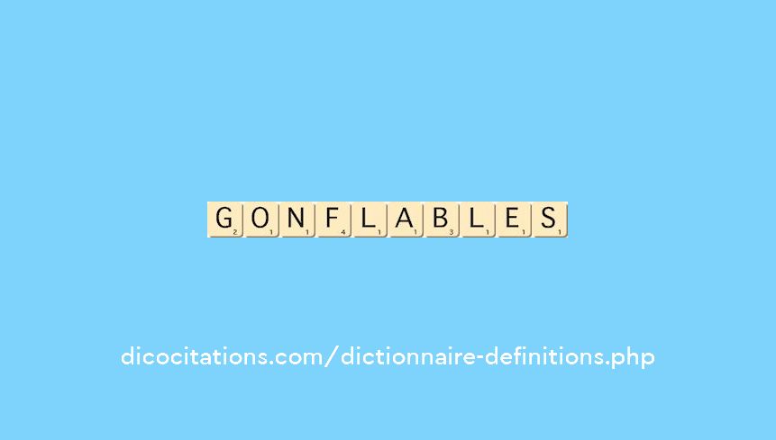 gonflables gonflables