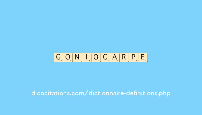 goniocarpe