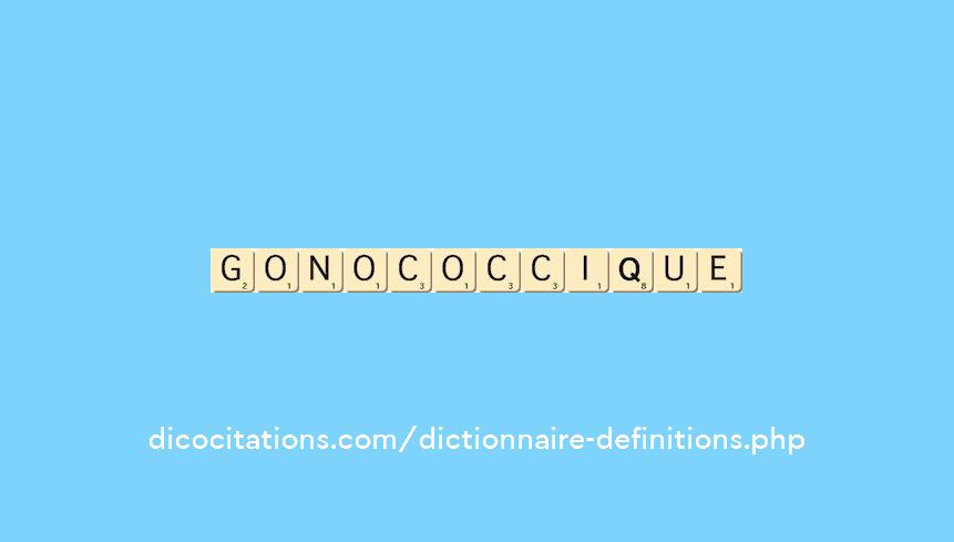 gonococcique gonococcique