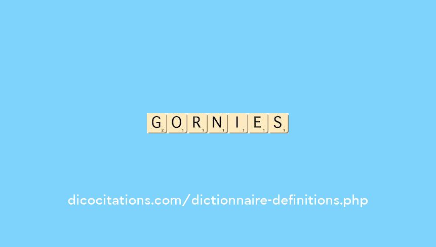 gornies