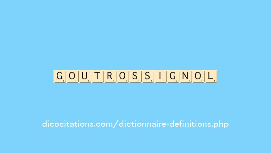 gout-rossignol