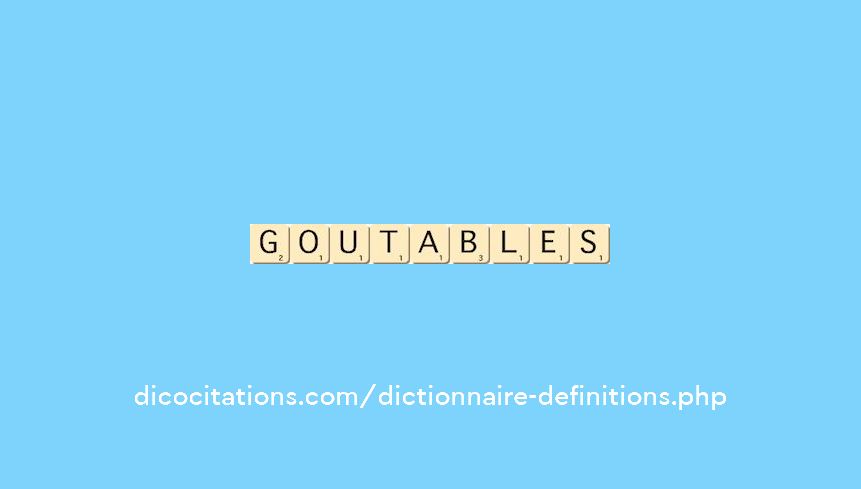 goutables goutables
