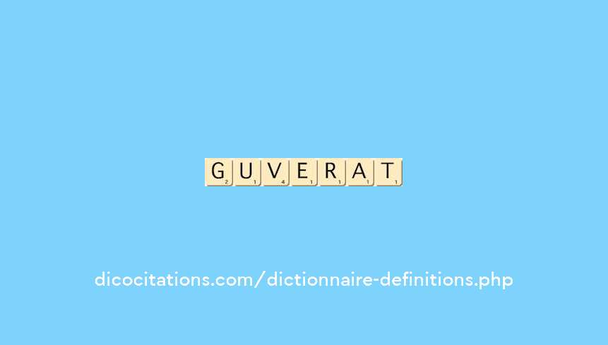 gouvernant gouvernant