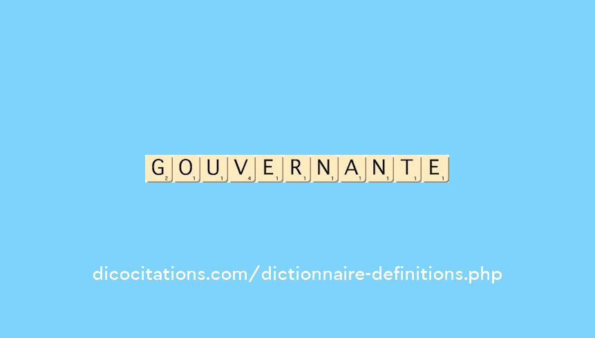 gouvernante