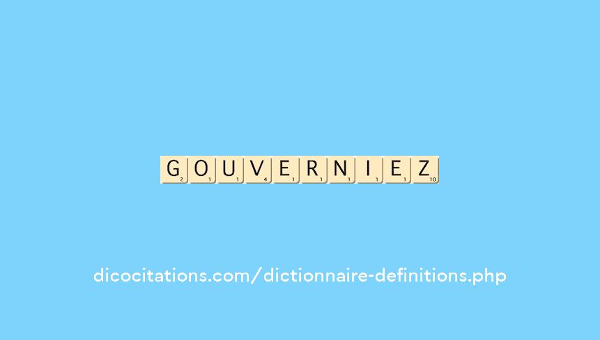 gouverniez gouverniez