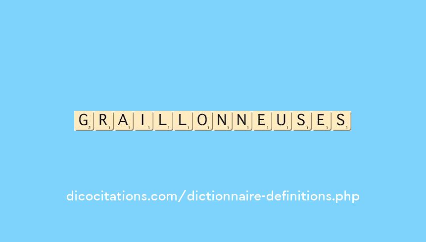 graillonneuses graillonneuses