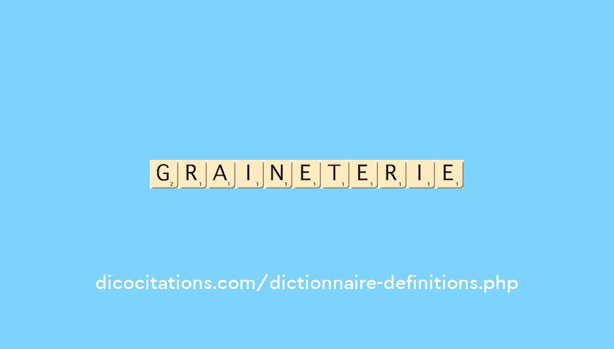 graineterie graineterie